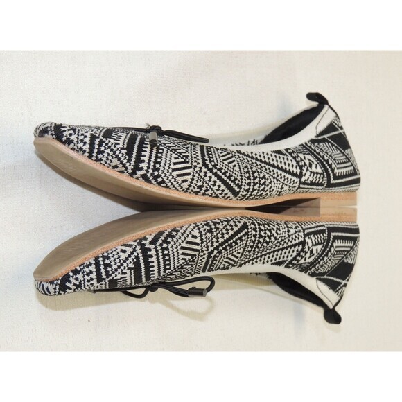 Skechers Cleo Snip Sweet Class Black White Stretchy Classic Ballet Flats Sz. 7 - Picture 4 of 7